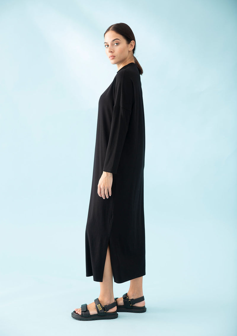 Mela Purdie Matte Jersey Crest Sweater Dress