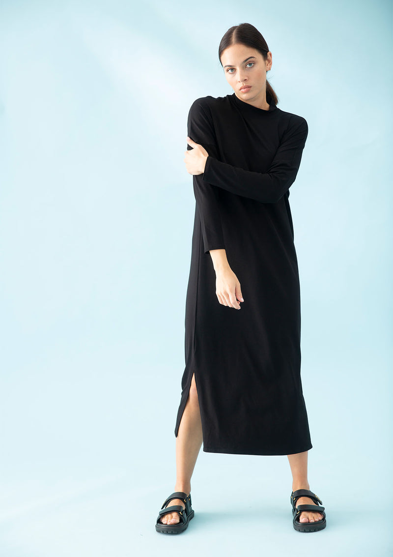 Mela Purdie Matte Jersey Crest Sweater Dress