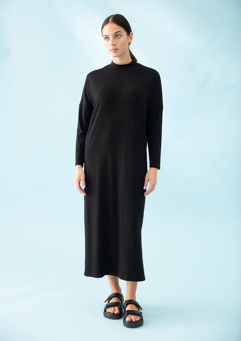 Mela Purdie Matte Jersey Crest Sweater Dress