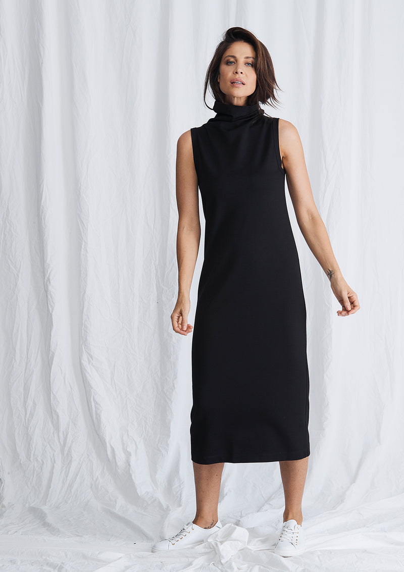 Mela Purdie Compact Knit Funnel Tank Dress