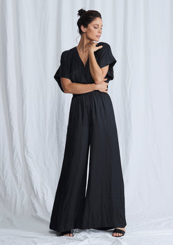 Luxe Deluxe Look Again Wide Leg Maxi Jumpsuit