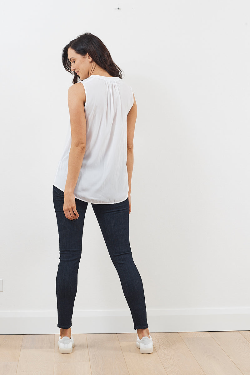 Mela Purdie Macro-Mousseline Zip Tank AW19