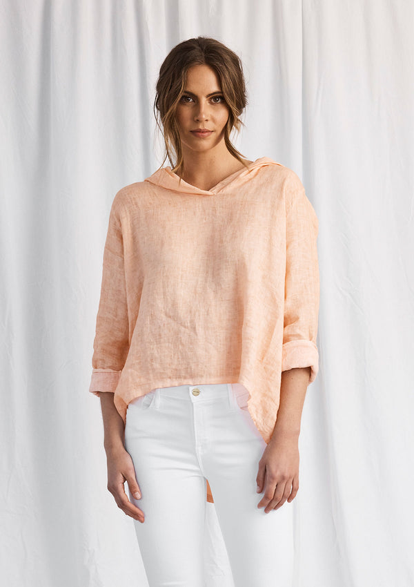 Khlassik Sienna Linen Hoodie