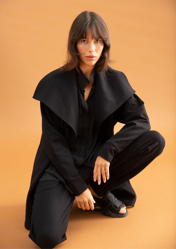 Mela Purdie Polished Ponte Walker Coat