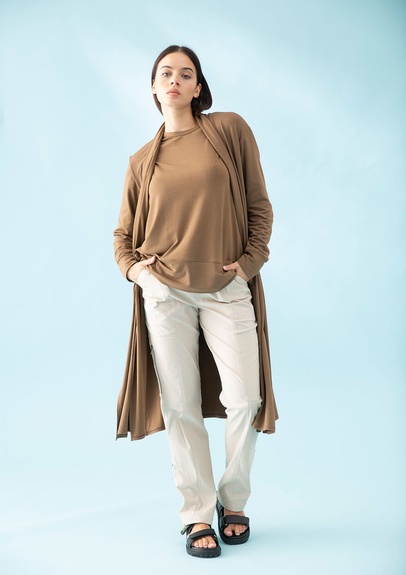Mela Purdie Matte Jersey Maxi Coat