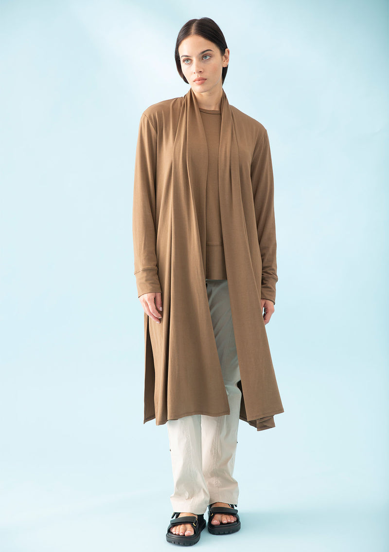 Mela Purdie Matte Jersey Maxi Coat