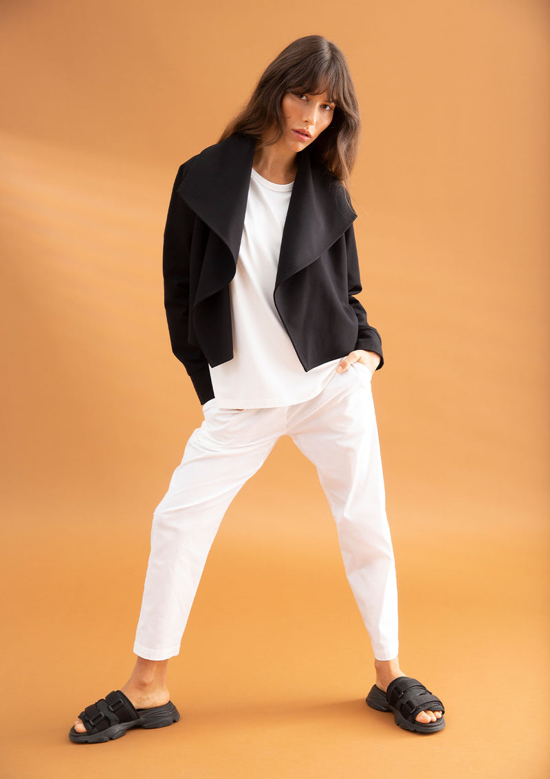 Mela Purdie Polished Ponte Hatch Jacket