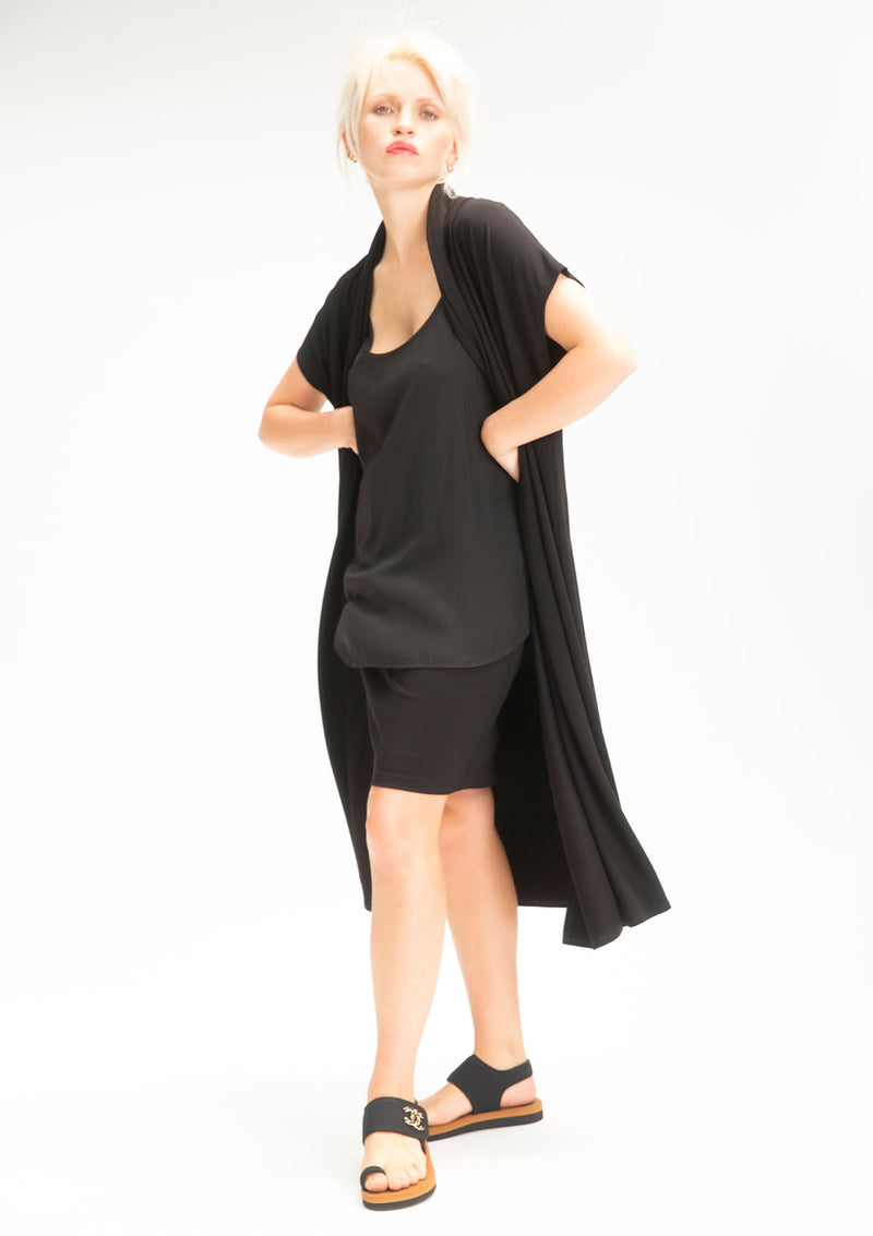 Mela Purdie Matte Jersey Maxi Vest