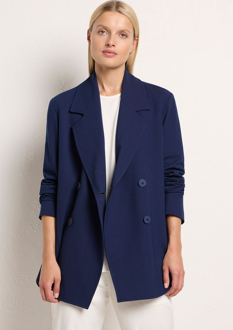 Mela Purdie Polished Ponte Profile Blazer