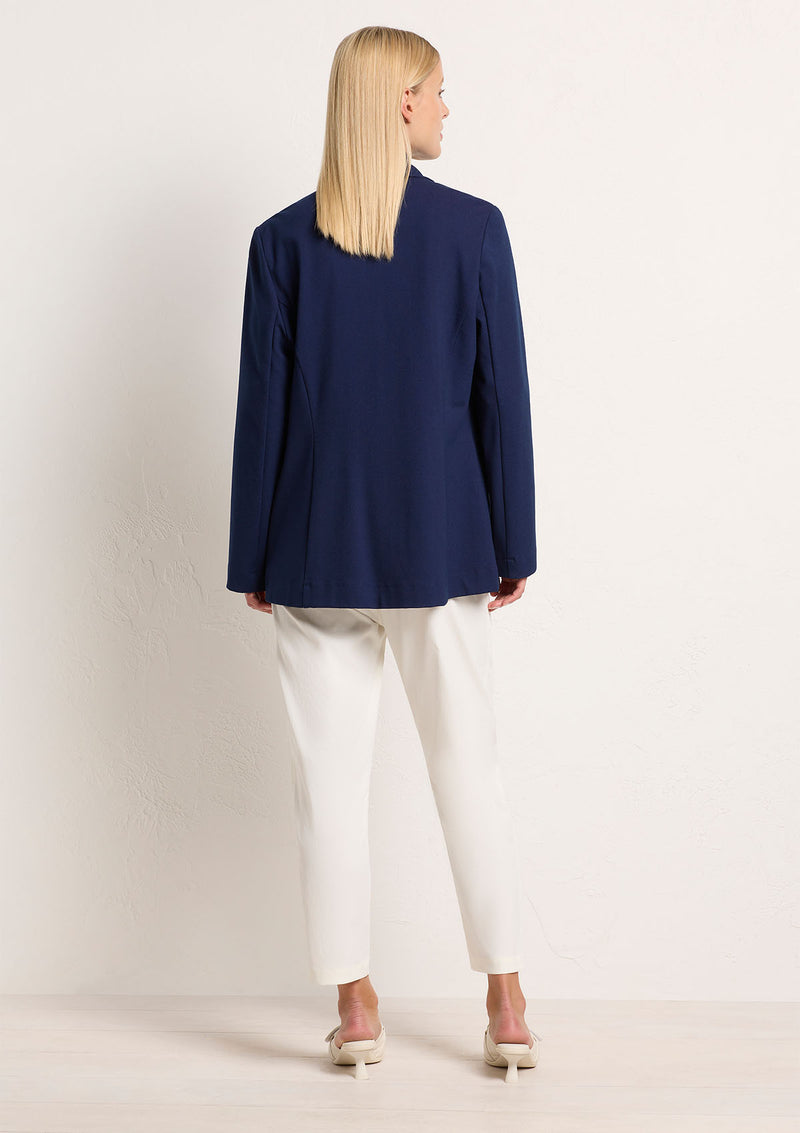 Mela Purdie Polished Ponte Profile Blazer