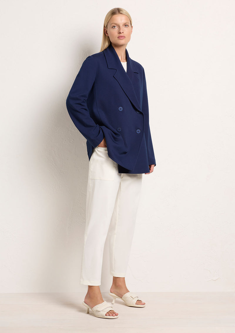 Mela Purdie Polished Ponte Profile Blazer