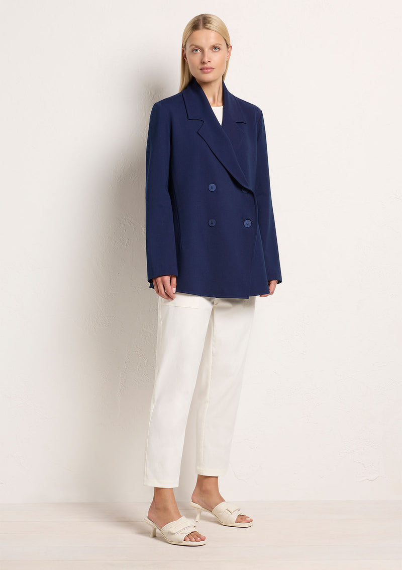 Mela Purdie Polished Ponte Profile Blazer