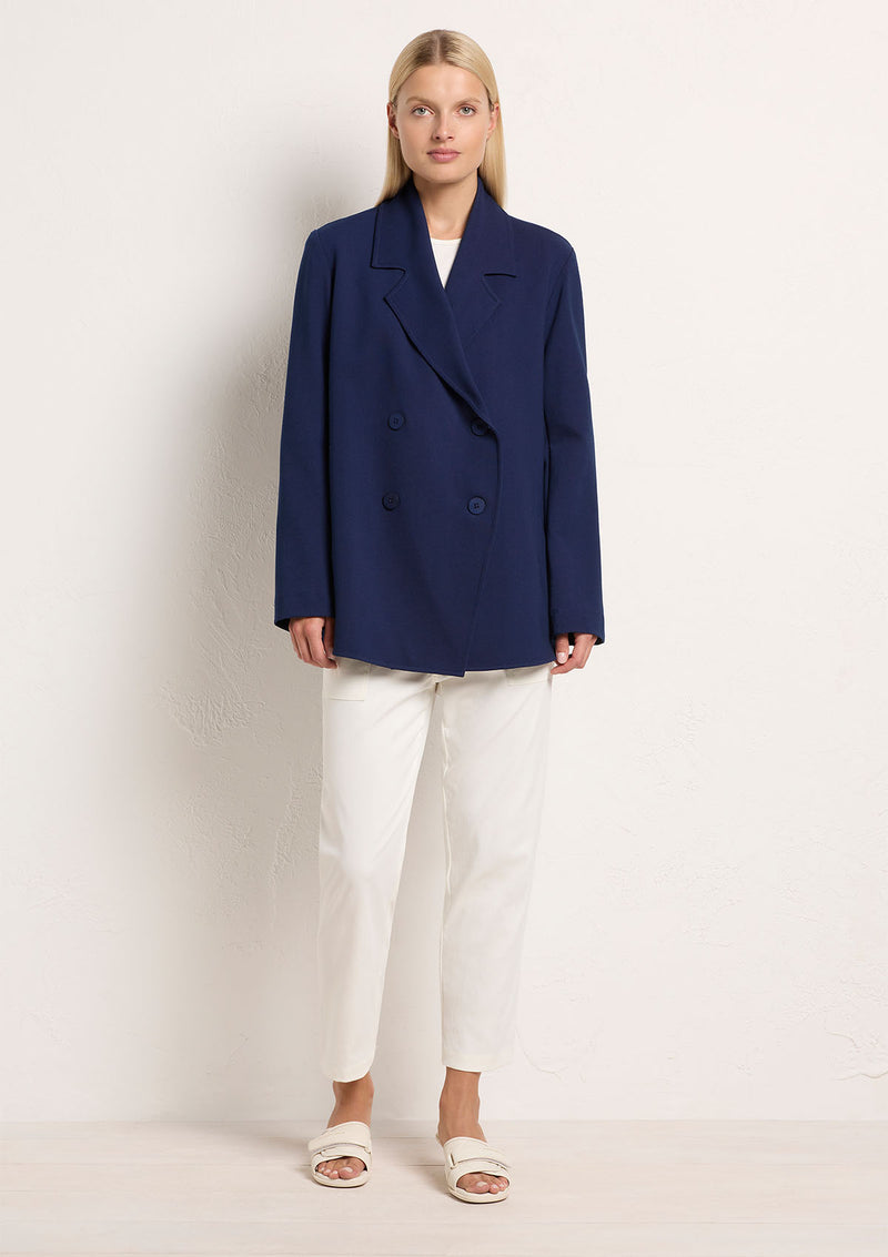 Mela Purdie Polished Ponte Profile Blazer