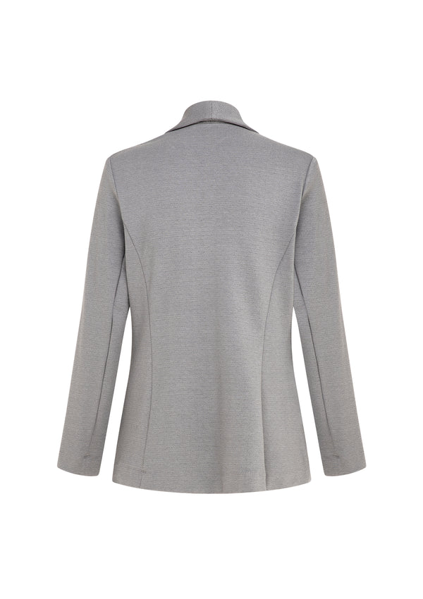Mela Purdie Crepe Double Knit Curve Blazer
