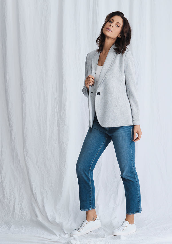 Mela Purdie Oxford Knit College Jacket