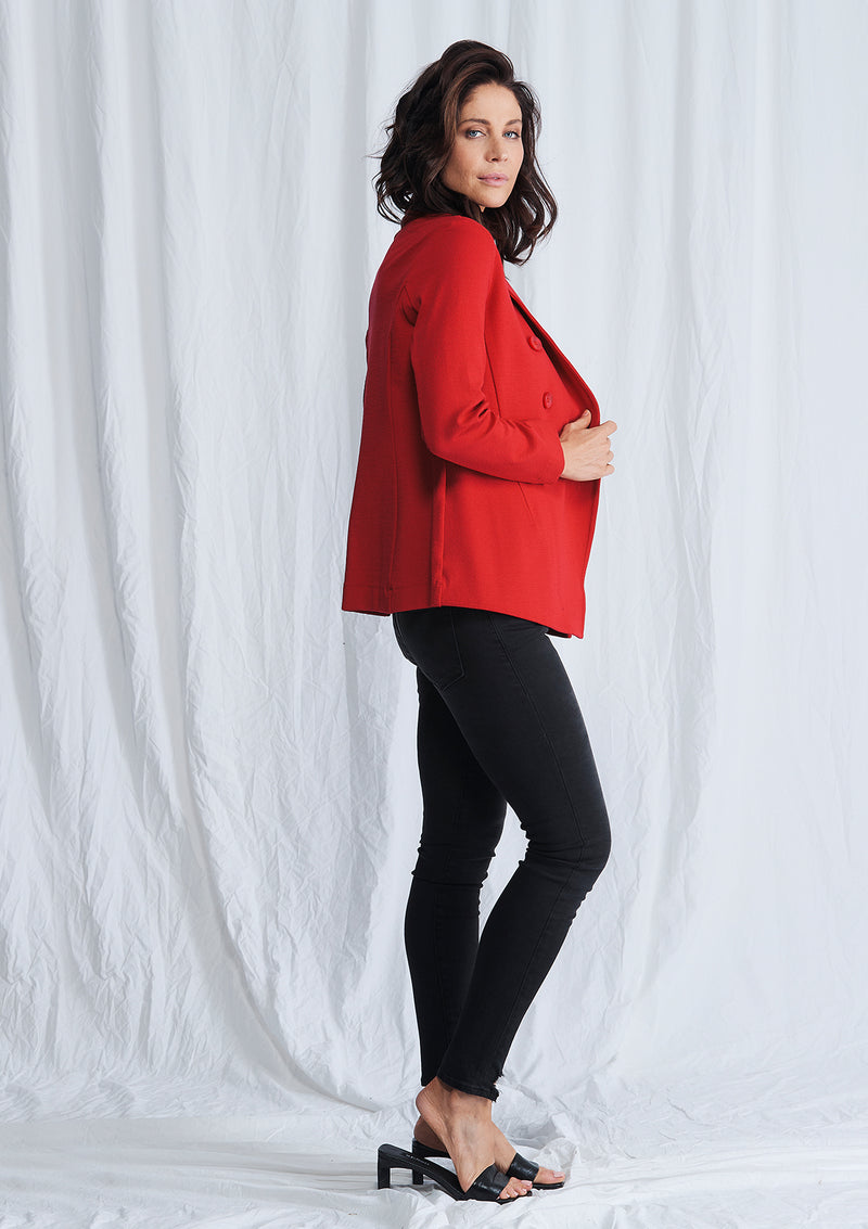 Mela Purdie Double Knit Crepe D.B Blazer