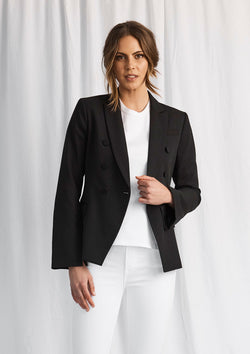 Luxe Deluxe Day-To-Night D.B Jacket W Covered Buttons