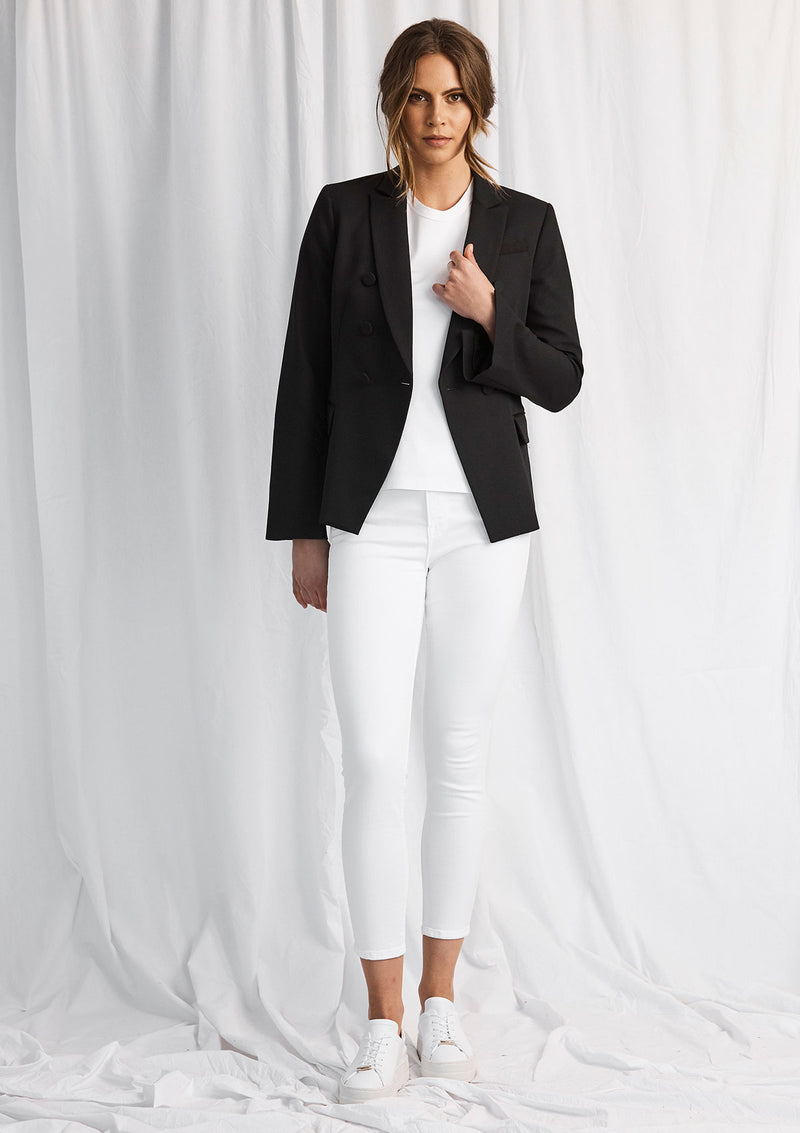 Luxe Deluxe Day-To-Night D.B Jacket W Covered Buttons