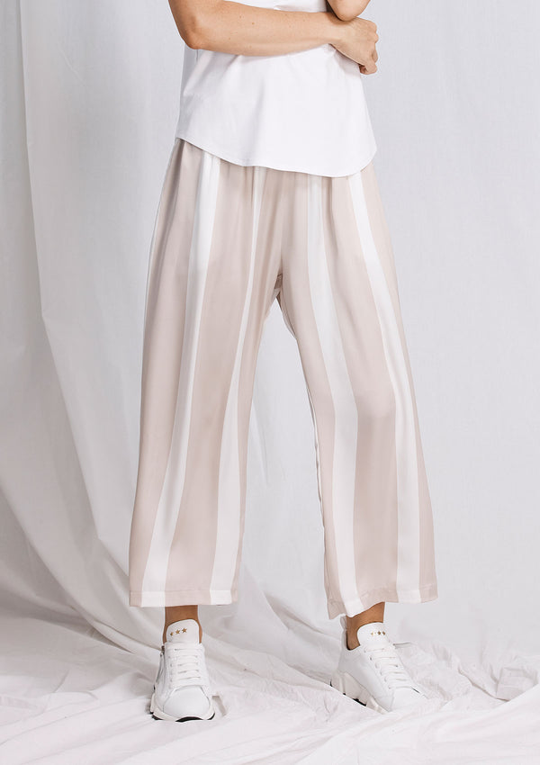 Mela Purdie Domino Stripe Satin Explorer Pant