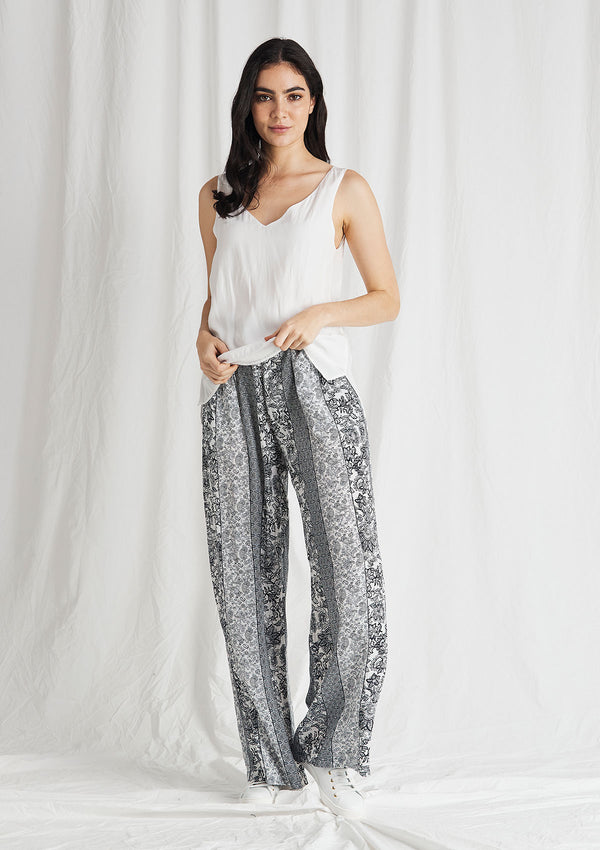 Mela Purdie Tahitian Block Print Maxi Explorer Pant