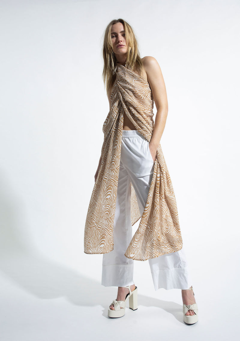 Mela Purdie Animal Maze Silk Maxi Scarf