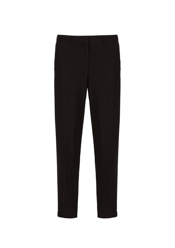 POMANDÈRE Linen Crop Trouser Ebony