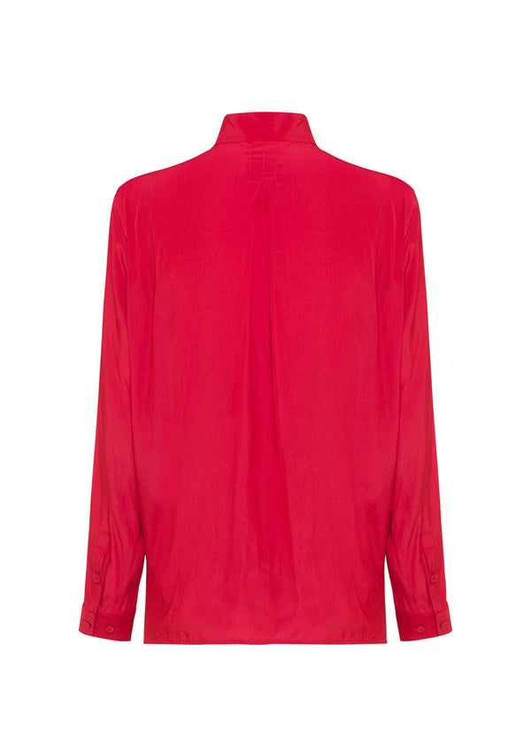 Mela Purdie Macro Mousseline Zip Funnel Shirt
