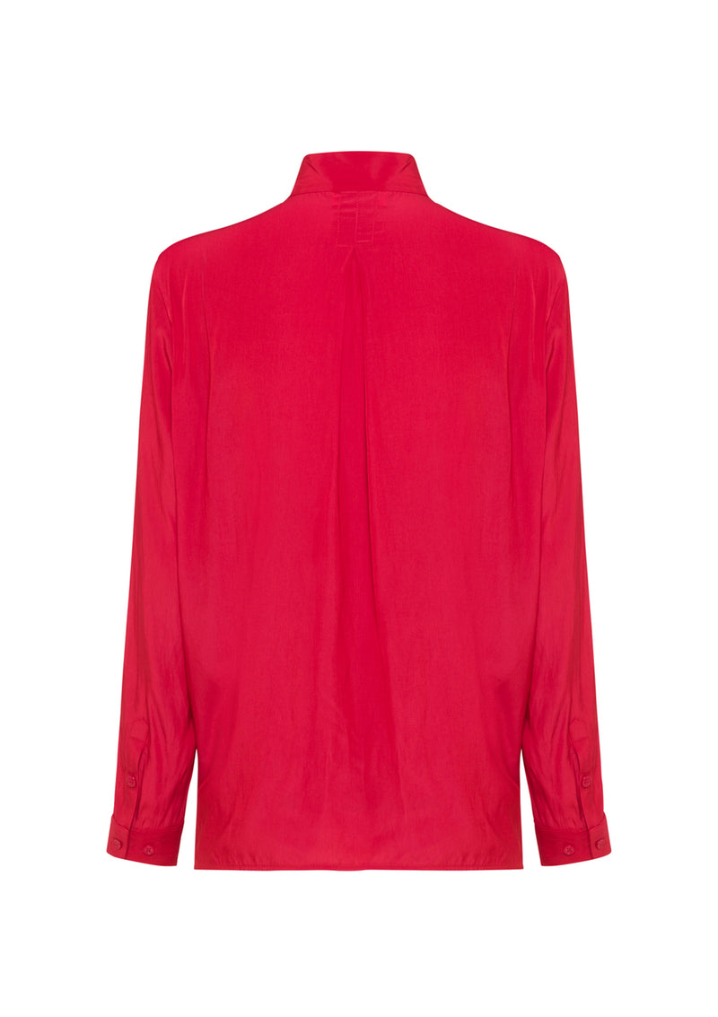 Mela Purdie Macro Mousseline Zip Funnel Shirt