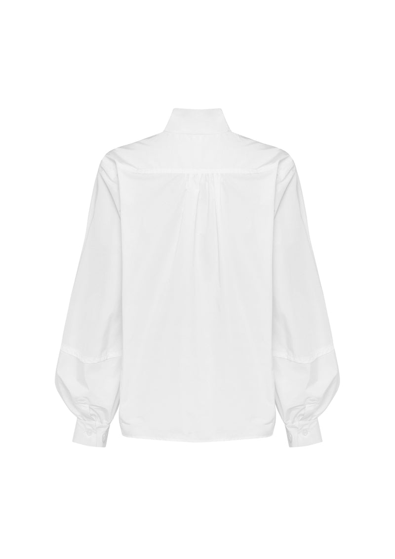 Mela Purdie Cotton Memory Bell Sleeve Blouse