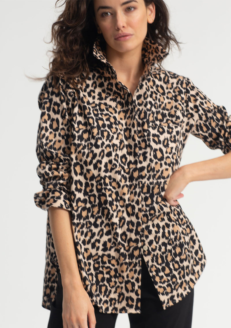 Mela Purdie Animal Spot Popilene Single Pocket Shirt