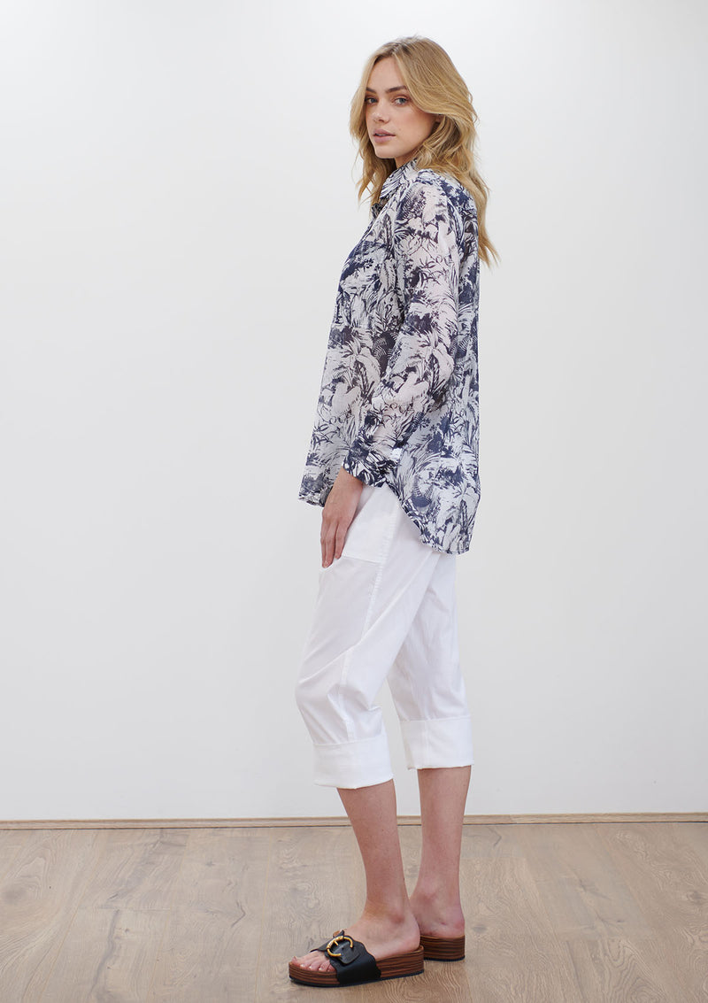 Mela Purdie Botanica Silk Single Pocket Shirt