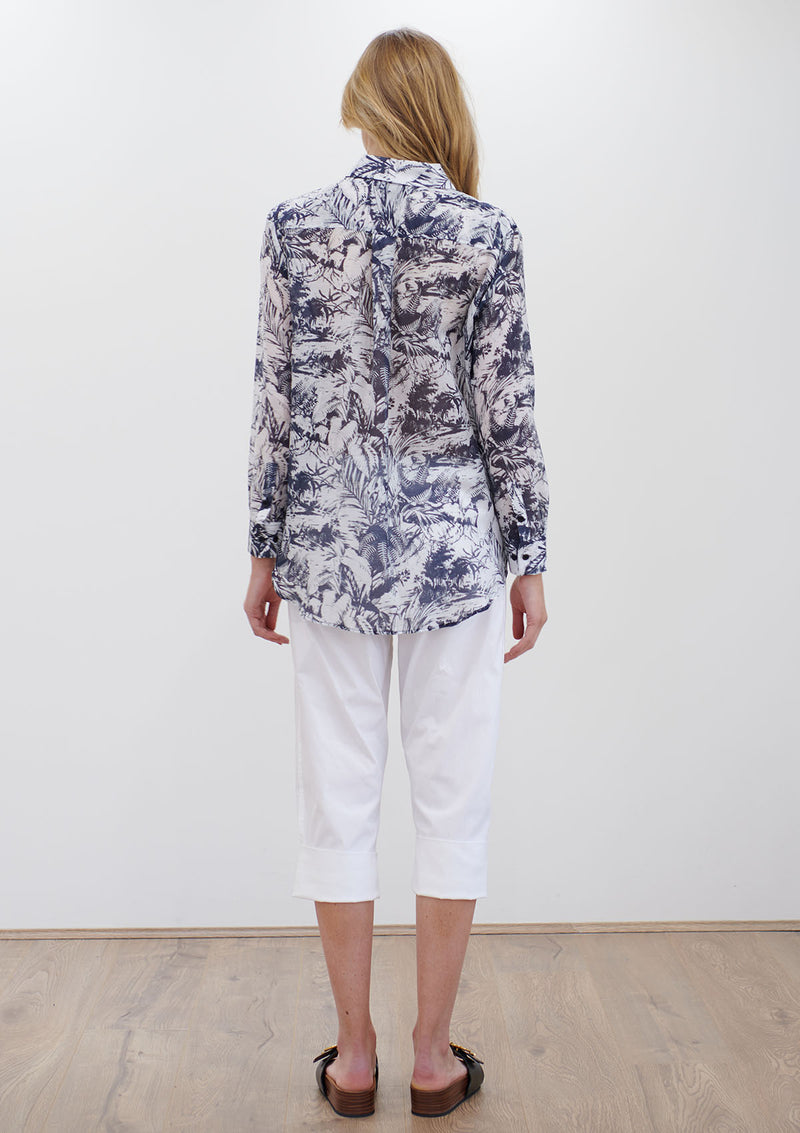 Mela Purdie Botanica Silk Single Pocket Shirt