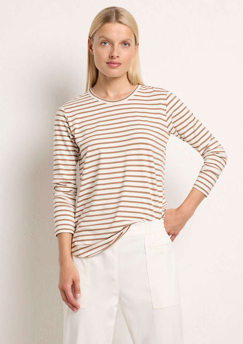 Mela Purdie Boater Stripe Studio Top