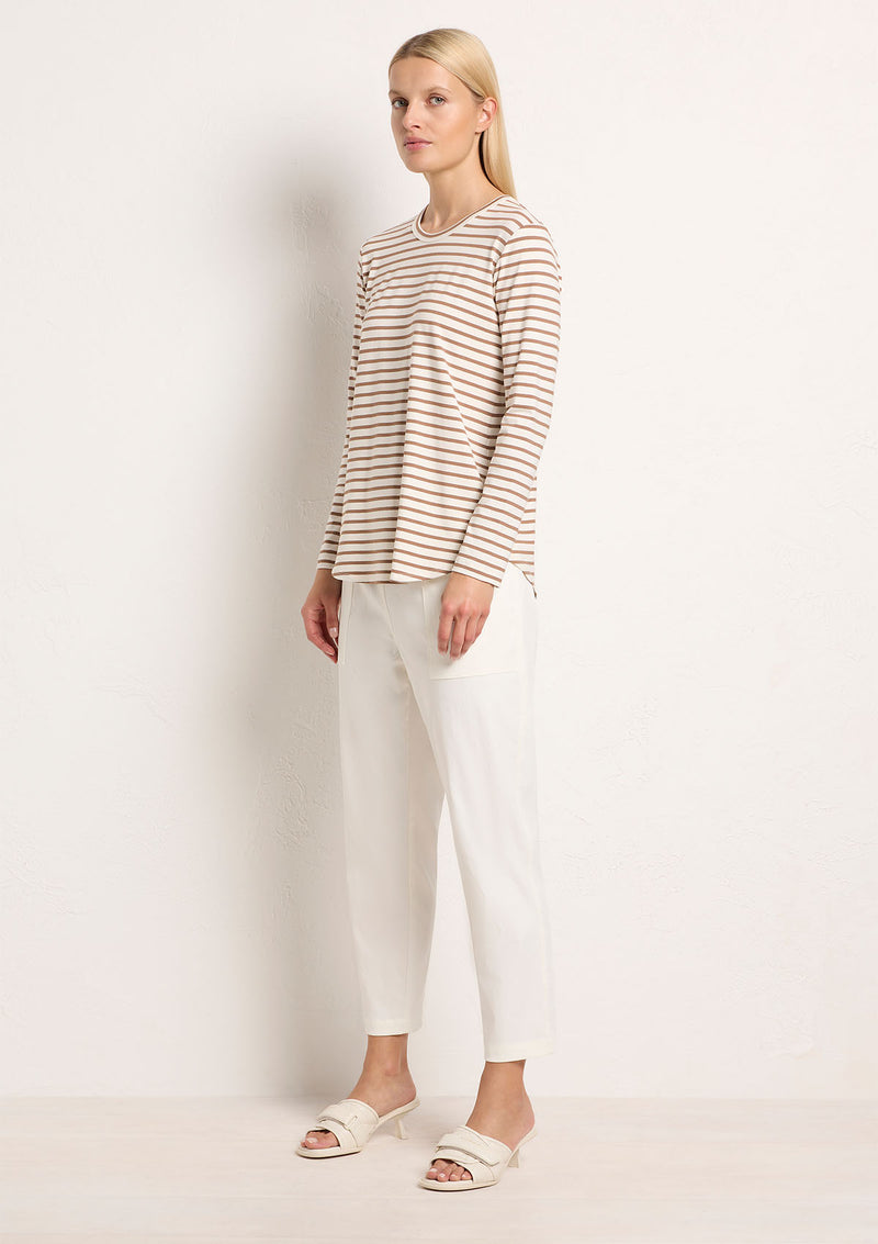 Mela Purdie Boater Stripe Studio Top