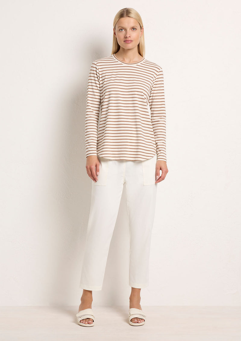 Mela Purdie Boater Stripe Studio Top