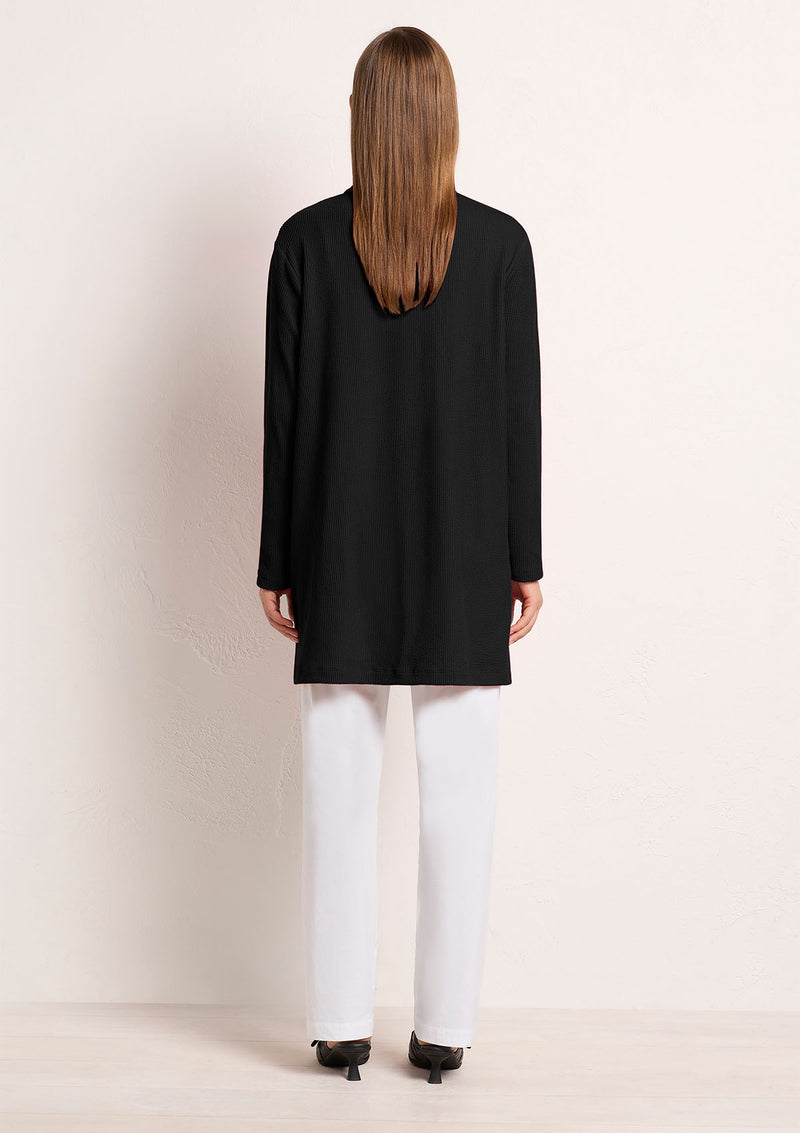 Mela Purdie Furrow Knit Half Zip Maxi