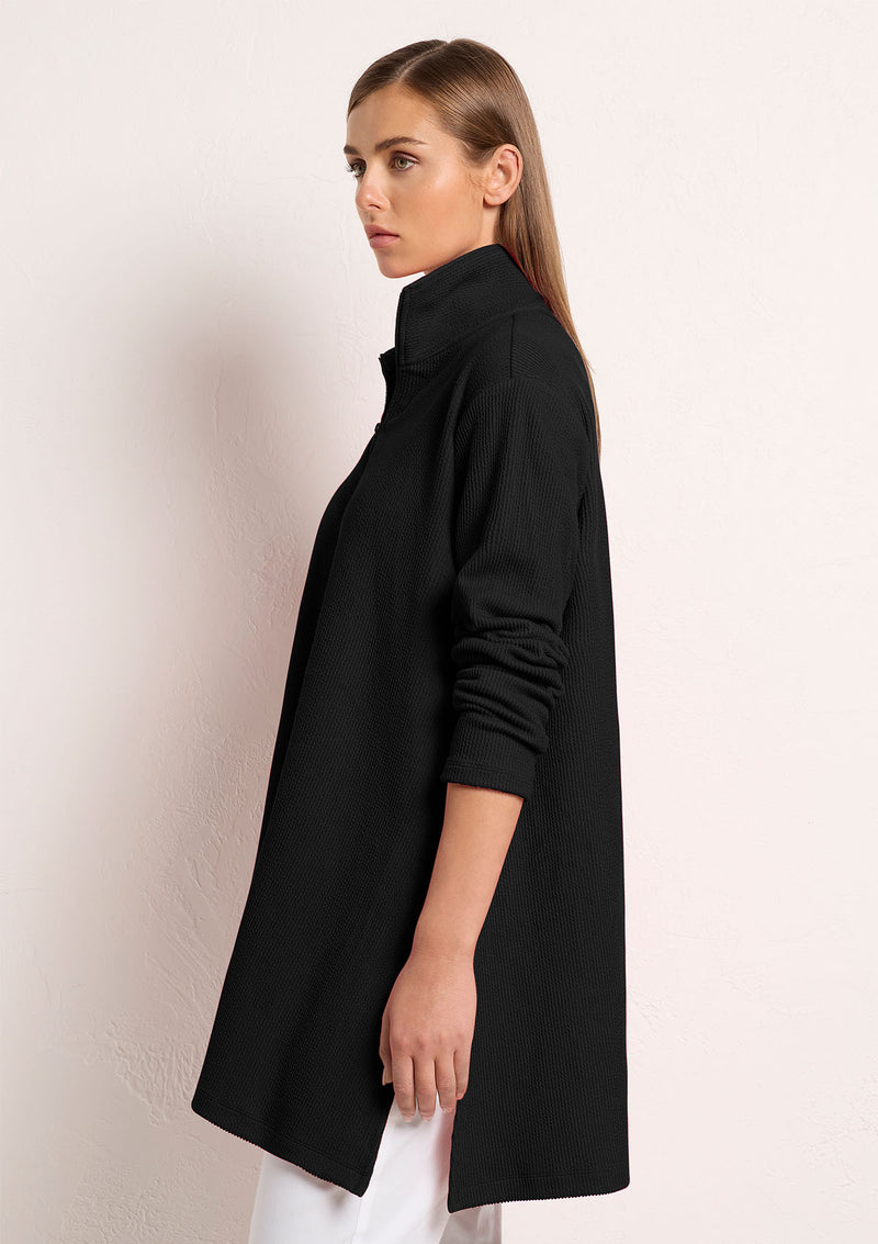 Mela Purdie Furrow Knit Half Zip Maxi