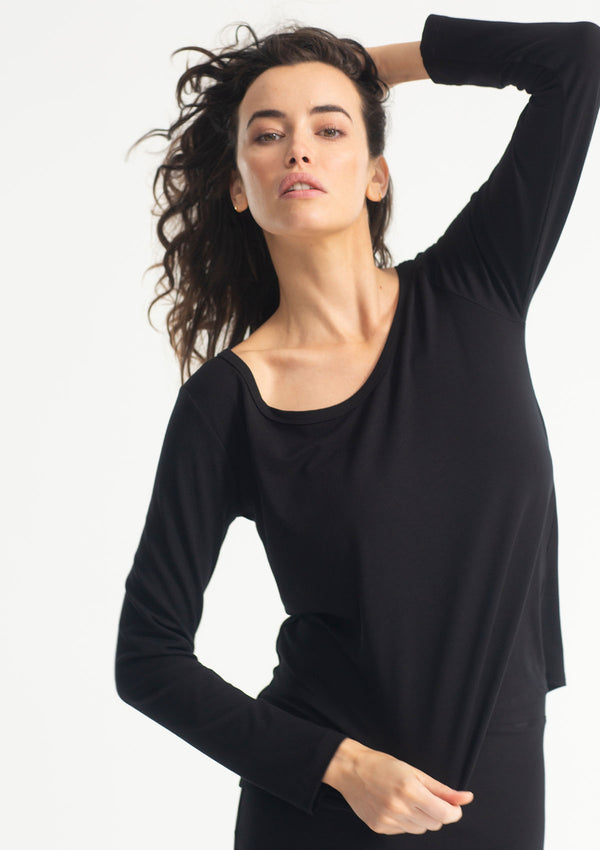 Mela Purdie Matte Jersey Barre Top