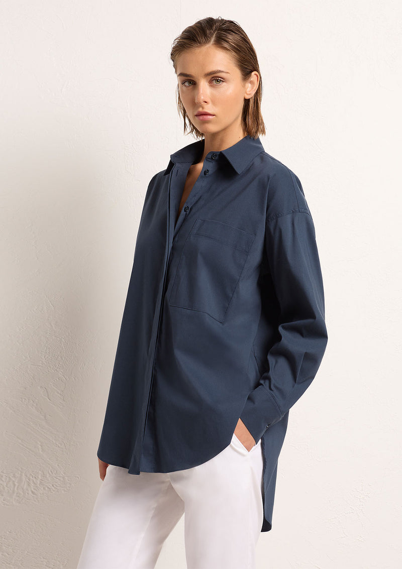 Mela Purdie Microprene Relaxed Pocket Shirt