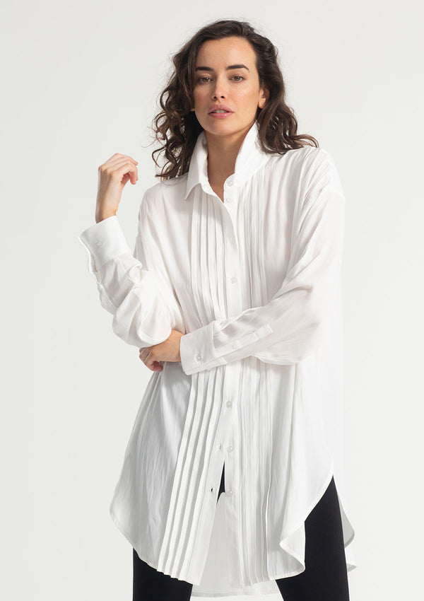 Mela Purdie Mache Pintuck Overshirt
