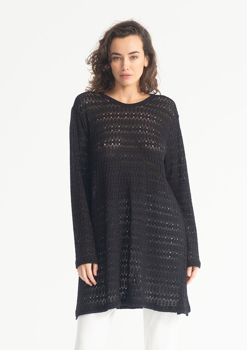 Mela Purdie Crochet Lace Maxi Sweater (AVAILABLE ONLY IN THE COLOUR HESSIAN)