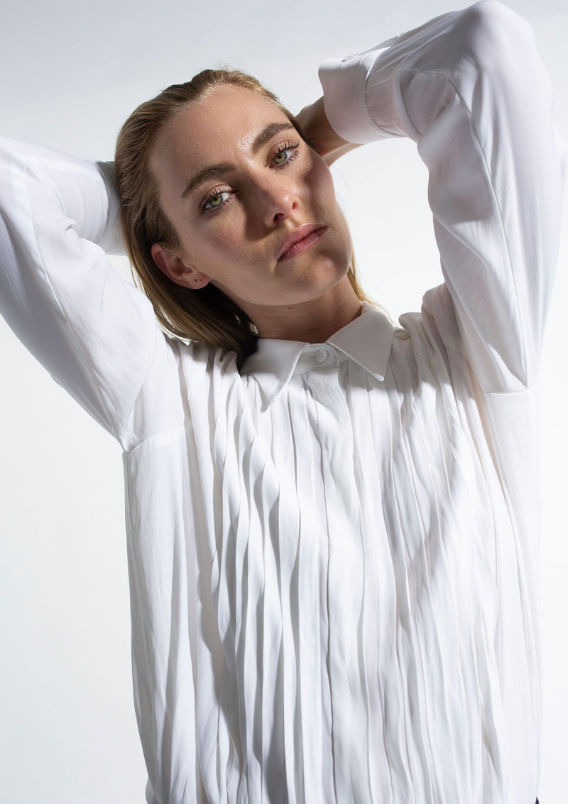 Mela Purdie Mache Pencil Pleat Shirt