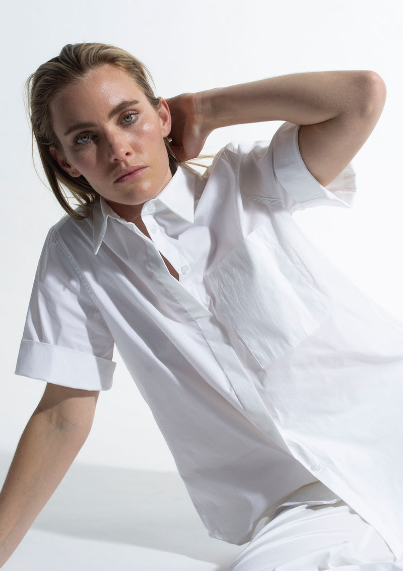 Mela Purdie Microprene Cuff Slv Shirt