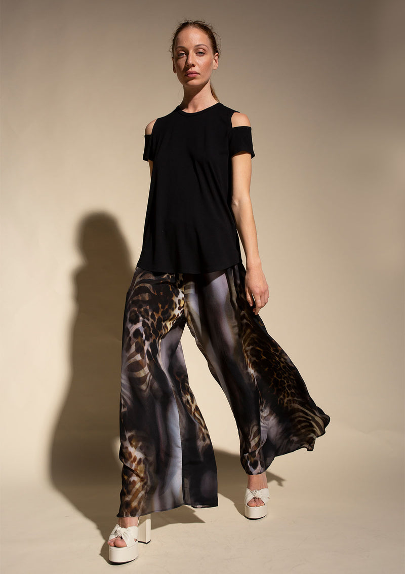 Mela Purdie Matte Jersey Slash Shoulder T