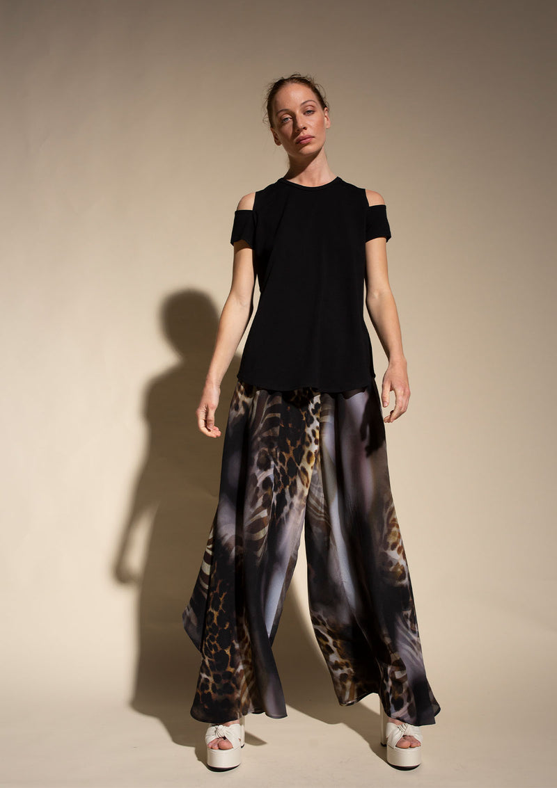 Mela Purdie Matte Jersey Slash Shoulder T