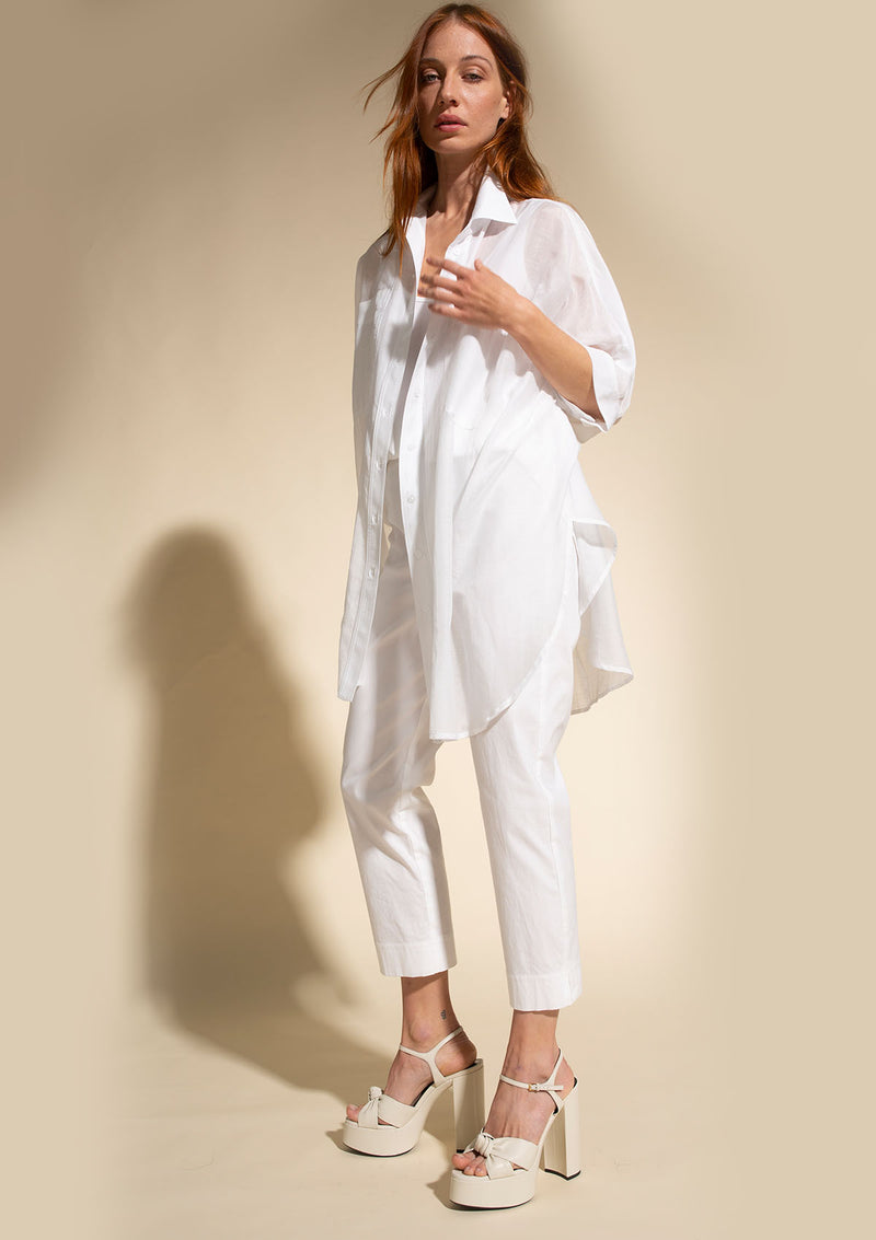 Mela Purdie Silk Cotton Voile Havana Blouse