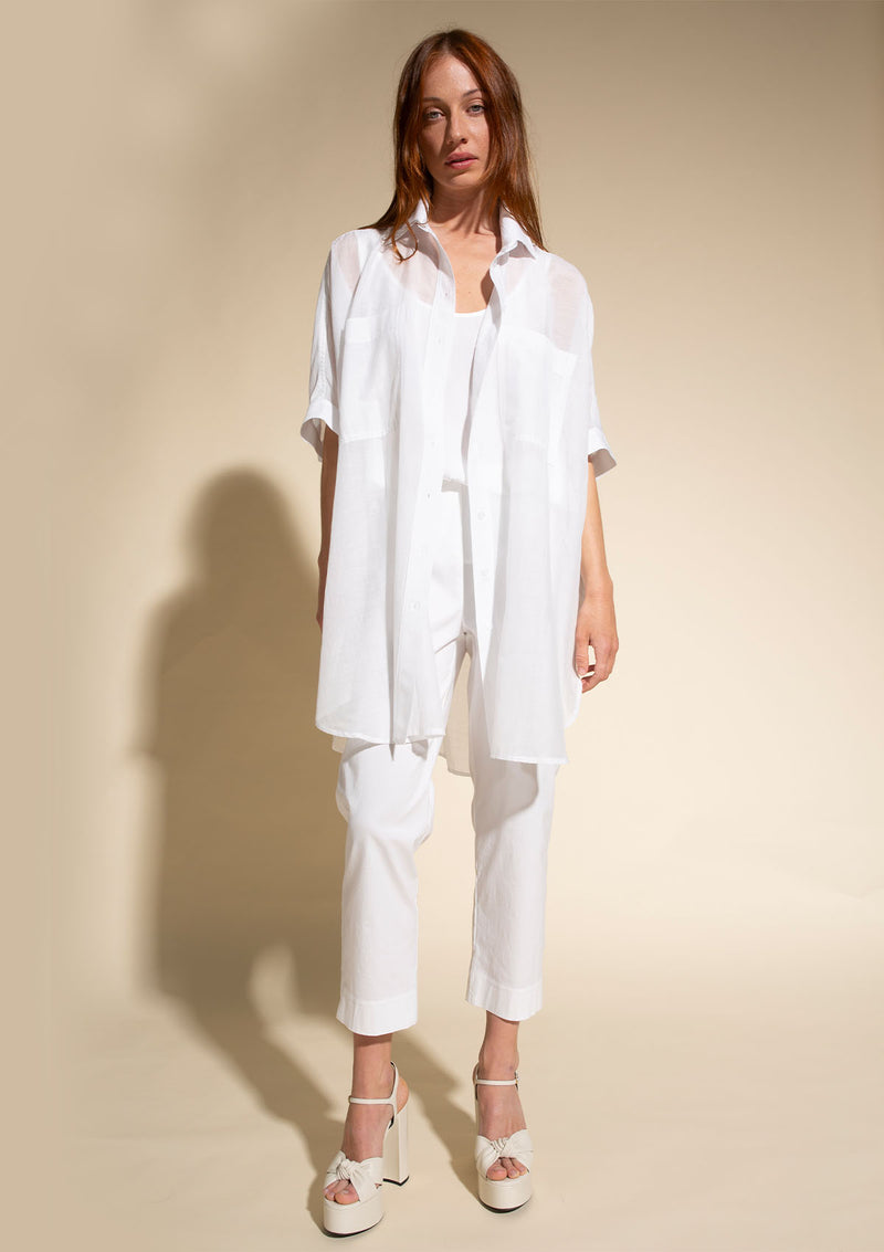 Mela Purdie Silk Cotton Voile Havana Blouse