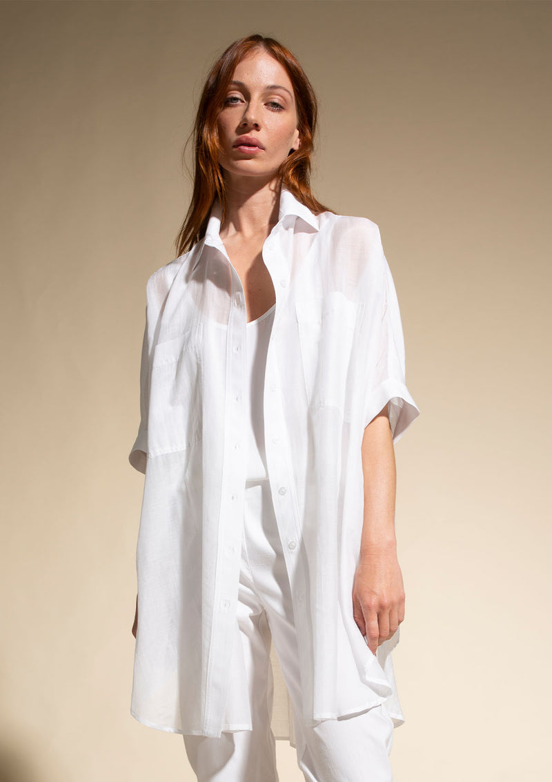 Mela Purdie Silk Cotton Voile Havana Blouse