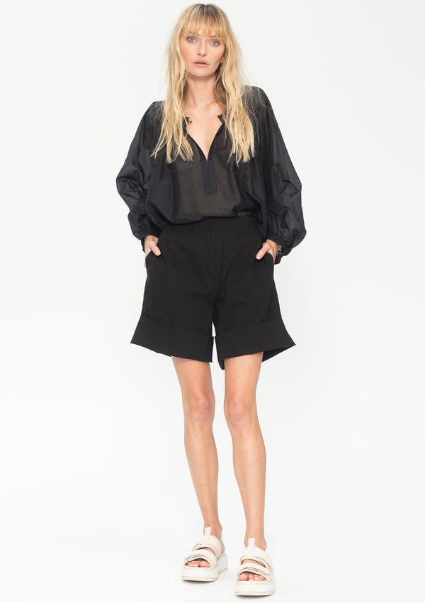 Mela Purdie Silk Cotton Voile Escape Blouse