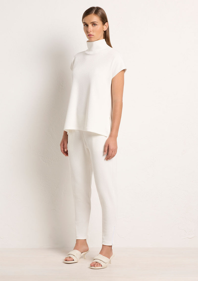 Mela Purdie Furrow Knit Funnel Shell